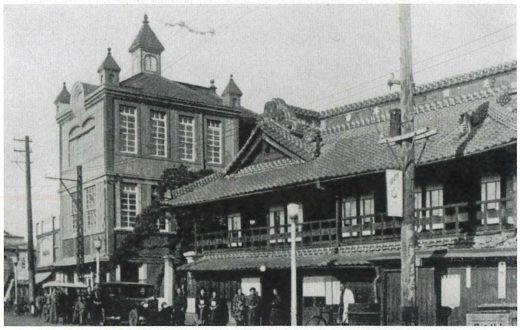 芝田屋本店（泉町広小路）＝昭和7年