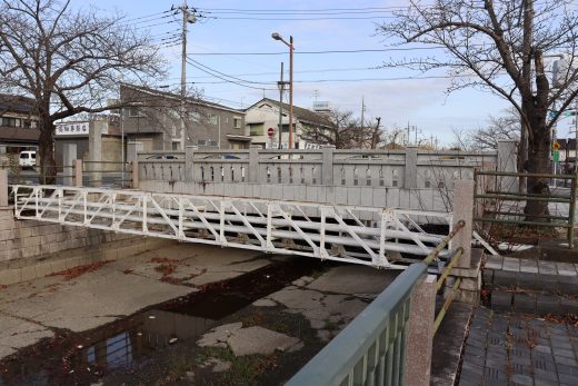 昭和17年当時の銷（消）魂橋 2025年時点の写真